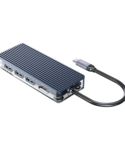 ORICO 6 Port 3 x USB3.0|1 x HDMI|1 x TF|1 x SD Transparent Hub - Grey