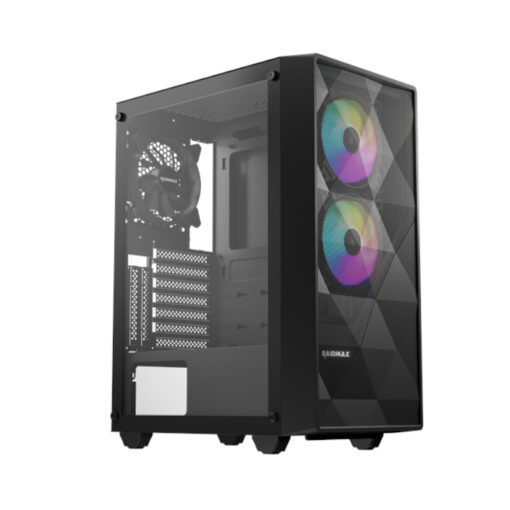 Raidmax X902TBF ATX|Micro-ATX|ITX ARGB Mid-Tower Gaming Chassis - Black