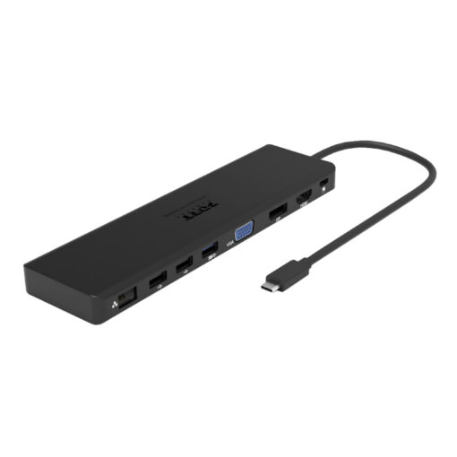 DOCKING TYPE C TRAVEL -1X4K-3XFHD PD100W-HDMI MINIDP VGA