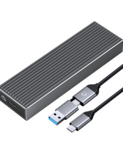 ORICO Type-C M.2 NVME SSD Enclosure | Type C to Type-C/USB-A | Max Capacity 4TB | M-Key/BandM-Key| 30cm