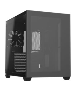 FSP CMT380B ATX Gaming Chassis Tempered Glass side panel - Black