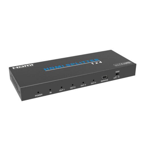 HDCVT 1x4 HDMI 2.0 Splitter Supports HDCP 2.0