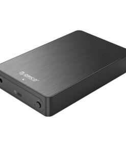 ORICO Type-C 3.5 Inch Hard Drive Enclosure | Type-C | 6Gbps | 3.5 inch SATA HDD/ SSD Compatible | 18TB Max Capacity | 12V2A Power supply adapter | Type A to Type C data cable | 1M