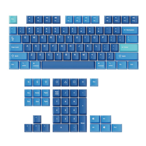 KEYCHRON FULL SET KEYCAP DE-SUB PBT OCEA