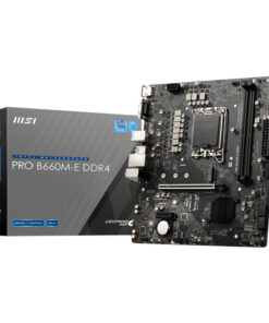 MSI PRO B660M-E DDR4 Intel LGA1700 mATX Motherboard