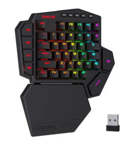 REDRAGON Diti Elite One-Handed RGB Wireless Mechanical Gaming Keyboard - Black