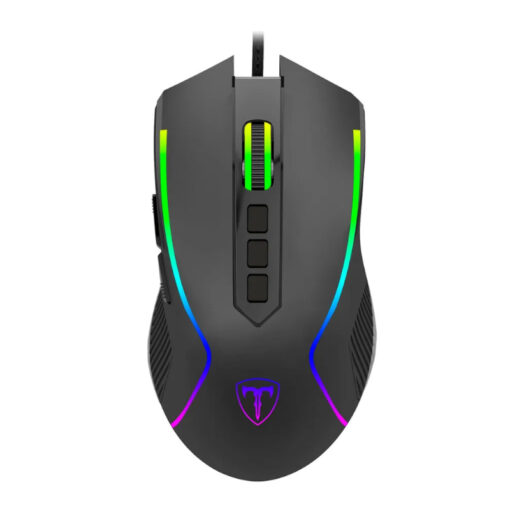 T-Dagger Dark Angel 4000DPI RGB Gaming Mouse - Black