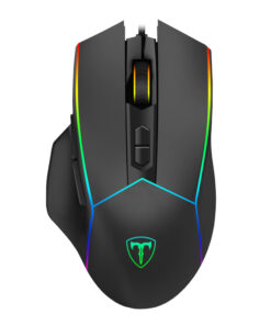 T-Dagger Camaro 12400DPI RGB Gaming Mouse - Black